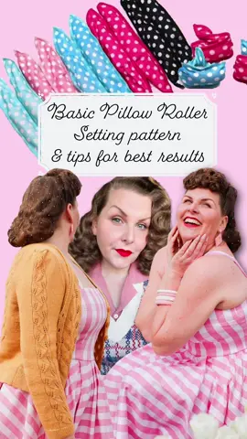 A post by @hollandschmeisje on TikTok caption: These long clips really aren’t my forte but I tried to give you as many tips as I could think off for a pillow roller set. Based on my own experience with roller sets in general and pillow rollers for the past few years. They’re just the most comfortable to sleep in! I hope this is helpful for some of the people who asked for a tutorial 💋  You can find these rollers online in many places if you search for Pillow Rollers  #vintagehair #vintagehairtutorial #pillowrollers #settingspray 