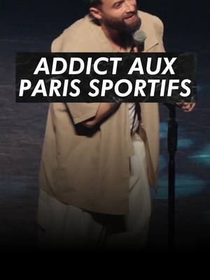 A post by @ninoarial on TikTok caption: Il est addict aux paris sportifs 🎟️ en spectacle à Paris et dans toute la France 🎟️  vous connaissez des gens addict au paris sportif  ?  #standup #humour #humoriste #impro #standupcomedy #spectacle #comedy #couple #ninoarial #mariage 