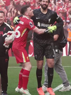A post by @liverpoolfc on TikTok caption: Wholesome 🫶#Liverpool #Champions