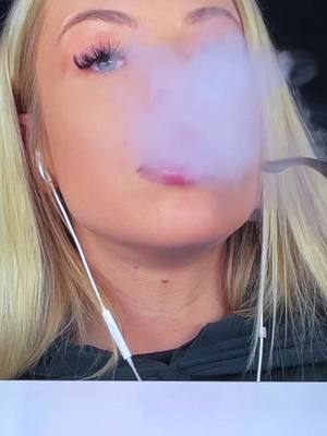 A post by @realhunnibee on TikTok caption: Don't smoke! 🚭😐 . . . . . . . #asmr #asmrsounds #hunnibeeasmr #satisfying #satisfyingvideo #eating #eatingasmr #trending #foryou #foryoupage #shorts #reels #viral #explorepage #hunnibee