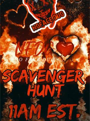 A post by @nofaceduo_backup on TikTok caption: Scavenger Hunt at 11am est. Shoutout to these AMAZING TOP 5 Bosses in my live!!! #NFDG @🔥🤸‍♂️🌻Roslynr26🫧👁️🎙️💎🦆 @Lisa Bradford @my_2_duck_sauces @dricka🫦 @🔥🦆Lexi🦆💎🫧✈️ 🎙️ 👁️ 🔮🐢 
