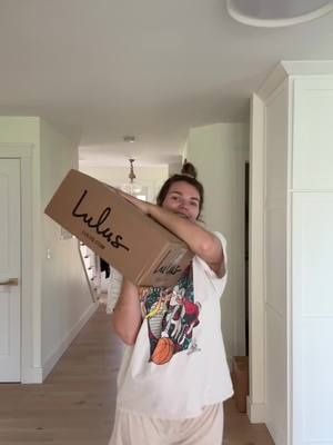 A post by @maiaknight on TikTok caption: Help me decide which @Lulus dress to wear for my BABY SHOWER!!🐣🍼👼🤍 Use code MAIA20 for 20% off! #lovelulus #luluspartner