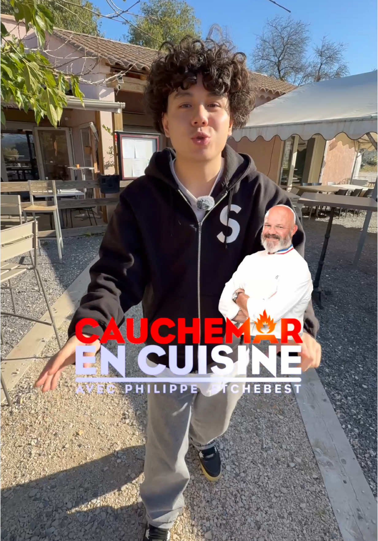 A post by @antoiz on TikTok caption: J'ai encore testé un restaurant qui est passé à Cauchemar en cuisine !