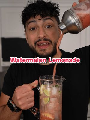 A post by @thegoldenbalance on TikTok caption: Watermelon Mint Lemonade 😩