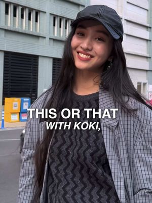 A post by @coach on TikTok caption: Do you prefer pop of color or neutral tones? 👀 #Kōki, gives us her take. #CoachNY #CourageToBeReal