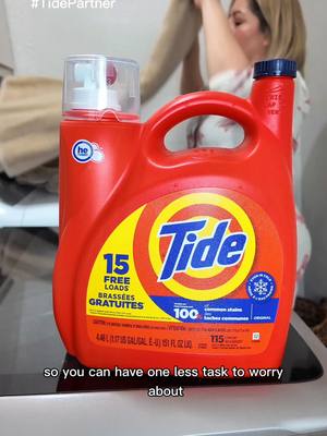 A post by @brodiesaves on TikTok caption: #tidepartner   Stock up on @Tide Laundry  Bonus Pack for a limited time, NOW until June 24th.* *Check your local store for availability. Up to 15 medium loads free vs. 132 oz. (3.9L) size. #laundrytok #budgetshopping   
