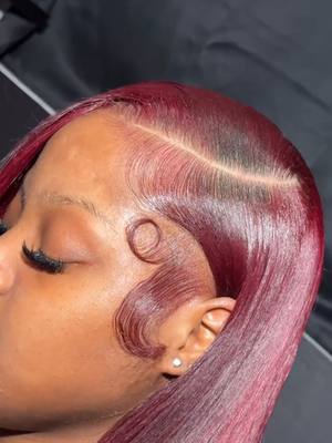A post by @ulithaircompany on TikTok caption: The Leave out is perfection😍😍🍒💕 Amazing work by @dreamsdollhousee 🔥🔥 #leaveout #leaveoutquickweave #quickweave #edges #edgesonfleek #edgeslaid #burgundyhair #burgundy #redhair #redhead #customcolor #coloredhair #straighthair #straighthairstyle #straightbundles #hairbundles #hairweave #hairextension #hairtransformation #sidepart #blackgirlhairstyles #blackgirlhair #blackgirlmagic #fypシ #fypageシ #fyppppppppppppppppppppppp #viralvideo #ulithair #ulithairwig #ulitwig