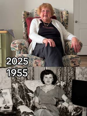 A post by @grandma_droniak on TikTok caption: havnt aged a bit 