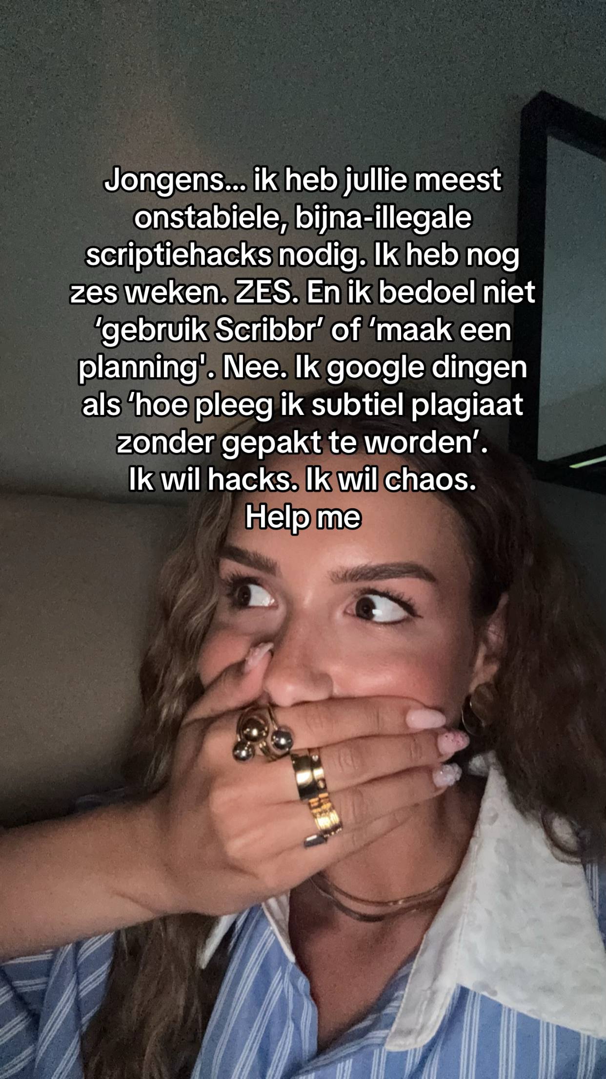 A post by @luna.nieuwboer on TikTok caption: Disclaimer: ik loop op schema en ben allang begonnen, daarnaast mogen mij ai gebruiken maar moeten we dit verantwoorden. Ik wil gewoon wat extra tips :) 