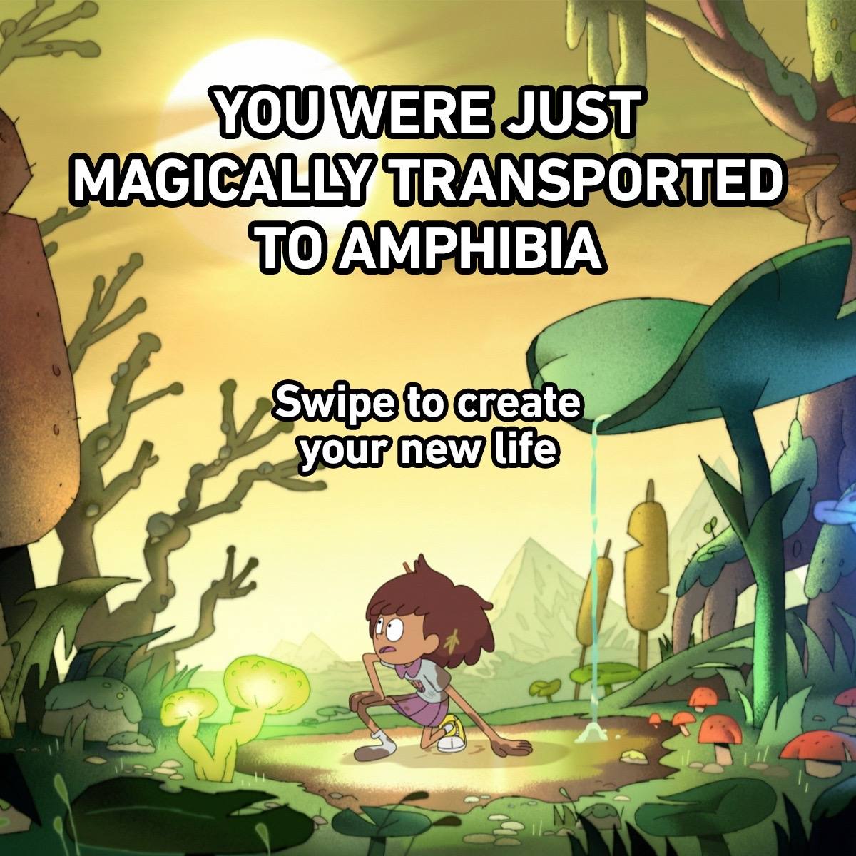 A post by @disneytva on TikTok caption: please comment i'm nosy and wanna know what you choose 🐸 🎥: Amphibia