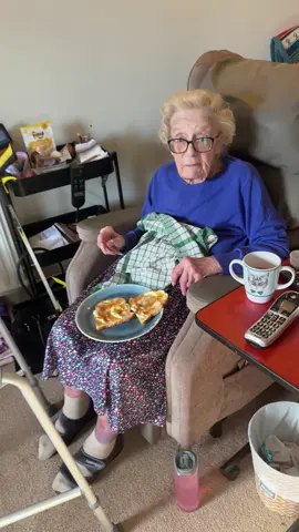 A post by @jessandnorma on TikTok caption: Do you want any toast with that butter Nan 🤣