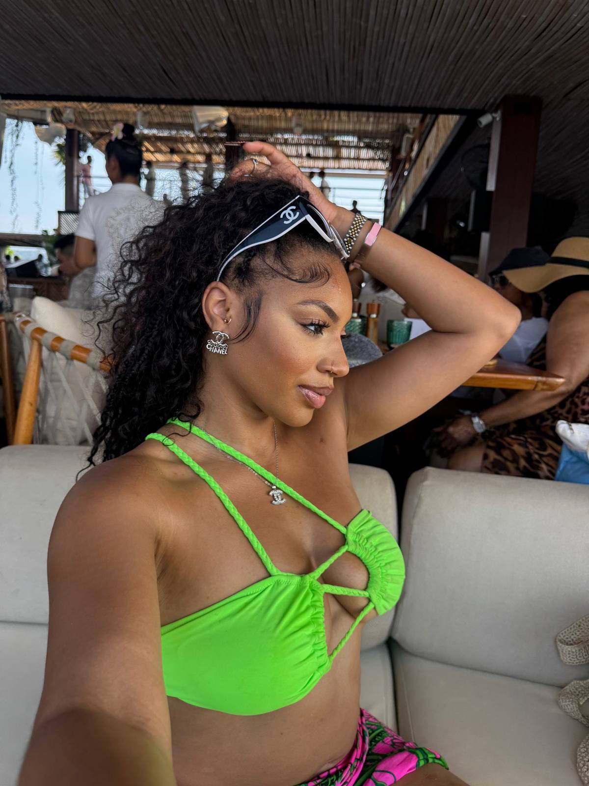 A post by @glamazontay on TikTok caption: Currently on a living spree 