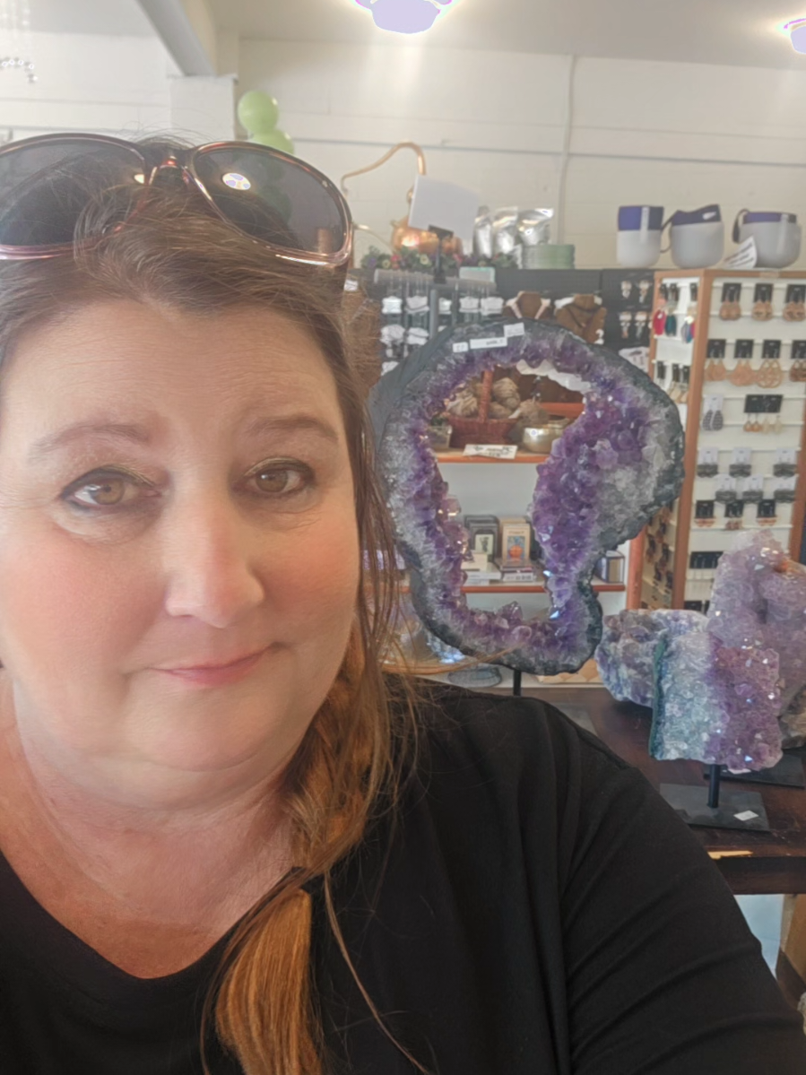 A post by @naturescrossing on TikTok caption: New Crystals are out and ready to see. come check us out #naturescrossing #herbswithtammy  #herbs #tea #natureismymedicine #teawithtammy #doyourresearch #naturalhealing #maketeawithme #rockshop #crystals #crystaltok #SmallBusiness #womenownedbusiness 