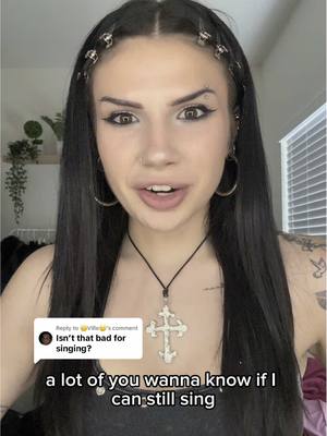 A post by @baileyspinn on TikTok caption: Replying to @🙃Ville🙂 i think we’re still in business guys 👍🏻 #musician #piercing 