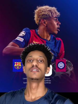A post by @mussesolomonsisay on TikTok caption: Barcelona and Inter settle for draw in thrilling Champions League semi final game