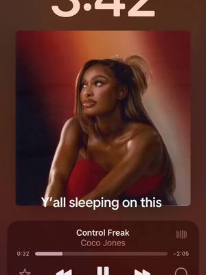 A post by @cocojonessource on TikTok caption: Go get the extended version because this eats! #Cocojones #controlfreak #music #fyp 