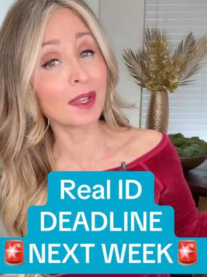 A post by @lisaremillard on TikTok caption: #realid By this time next week you will need to have a REAL ID or a passport or you won’t be able to get on a plane. This video explains what you need to know if you are one of the millions of people who doesn’t have a REAL ID yet. 
