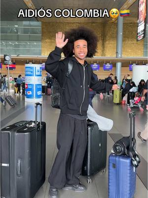 A post by @noelgoescrazy on TikTok caption: Bye bye Colombia! Thank you for all the love and Support ! I really had a lot of fun and learned a lot of new dances haha! I Hope I could make u guys smile with my content here! I will be back soon one day! Bye Adiós❤️🇨🇴