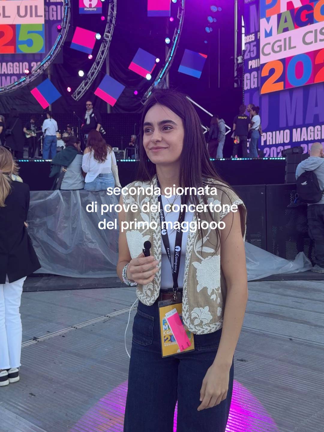 A post by @camonkei on TikTok caption: ci vediamo domani 🌟 #1m2025 #primomaggioroma @Primo Maggio Roma 