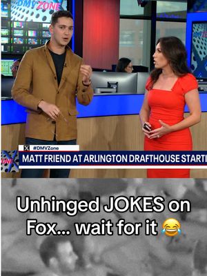 A post by @themattfriend on TikTok caption: Unhinged JOKES on Fox… wait for it 😂 #fox #trump #funny #jdvance #impressions #standupcomedy 