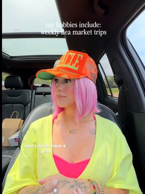 A post by @byallynicole on TikTok caption: the flea market is my second home