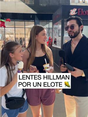 A post by @hillmaneyewear on TikTok caption: Elote en palo❌ Elote en vaso✅ @Mr. Hillman #lenteshillman #regalandolentes 