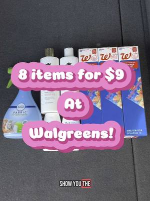 A post by @kouponingwithkristy on TikTok caption: $9 is all you need this week! #couponcommunity #couponing #coupon #couponfamily #walgreens #walgreenscouponing #walgreenscouponer #walgreensdeals #walgreenscouponers #save #savemoney #deals #learntocoupon 