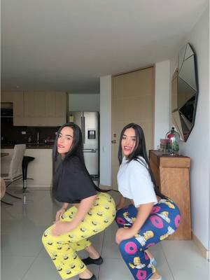 A post by @gemelasabello2 on TikTok caption: Primer intento, nos salió? 😅