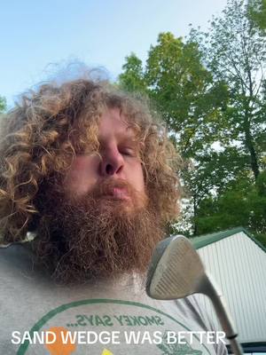 A post by @papawspissbucket on TikTok caption: @Riley Meredith #shin #golfclub #avemaria