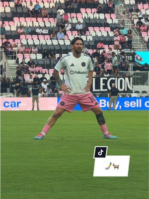 A post by @intermiamicf on TikTok caption: From Costa Rica to Miami 💗🖤🐐✨ #messi #InterMiamiCF #MLS 