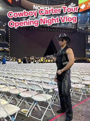 A post by @thelavelleshow on TikTok caption: Oh you THOUGHT I wasn’t taking my friend with me to the show?! 🤍 #cowboycartertour #Vlog #Thelavelleshow 