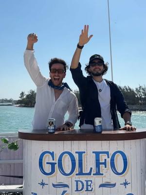 A post by @rickylemon99 on TikTok caption: El Bar-co Golfo de Mexico de @Cerveza Tecate es la mejor idea de la historia, bueno la mejor idea es la Tecate Light con sal del Golfo de México🗿 #BarDelGolfoMX #TecateGolfoDeMéxico #Publicidad