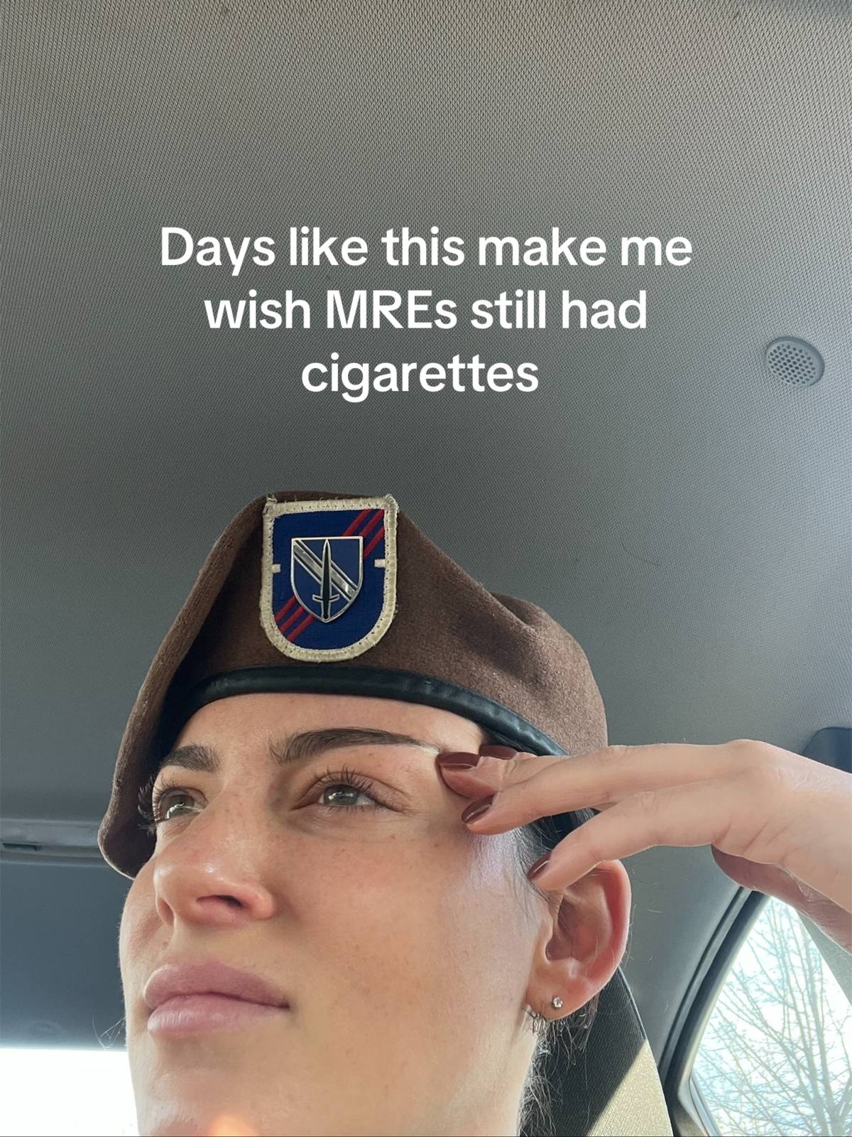 A post by @largeju on TikTok caption: And the French ones have champagne  #military #army #navy #marines #marinecorps #navy #veteran #vet