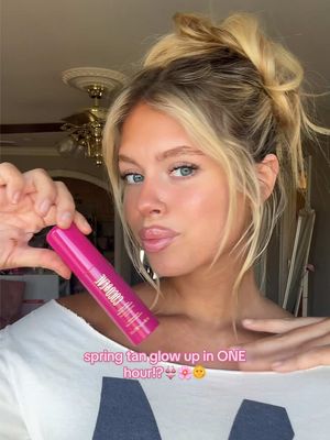 A post by @nats_not_okay on TikTok caption: @Coco & Eve US Express Tan has CHANGED my tanning game to the MAX👙🌞✨#cocoandevepartner #tanning 