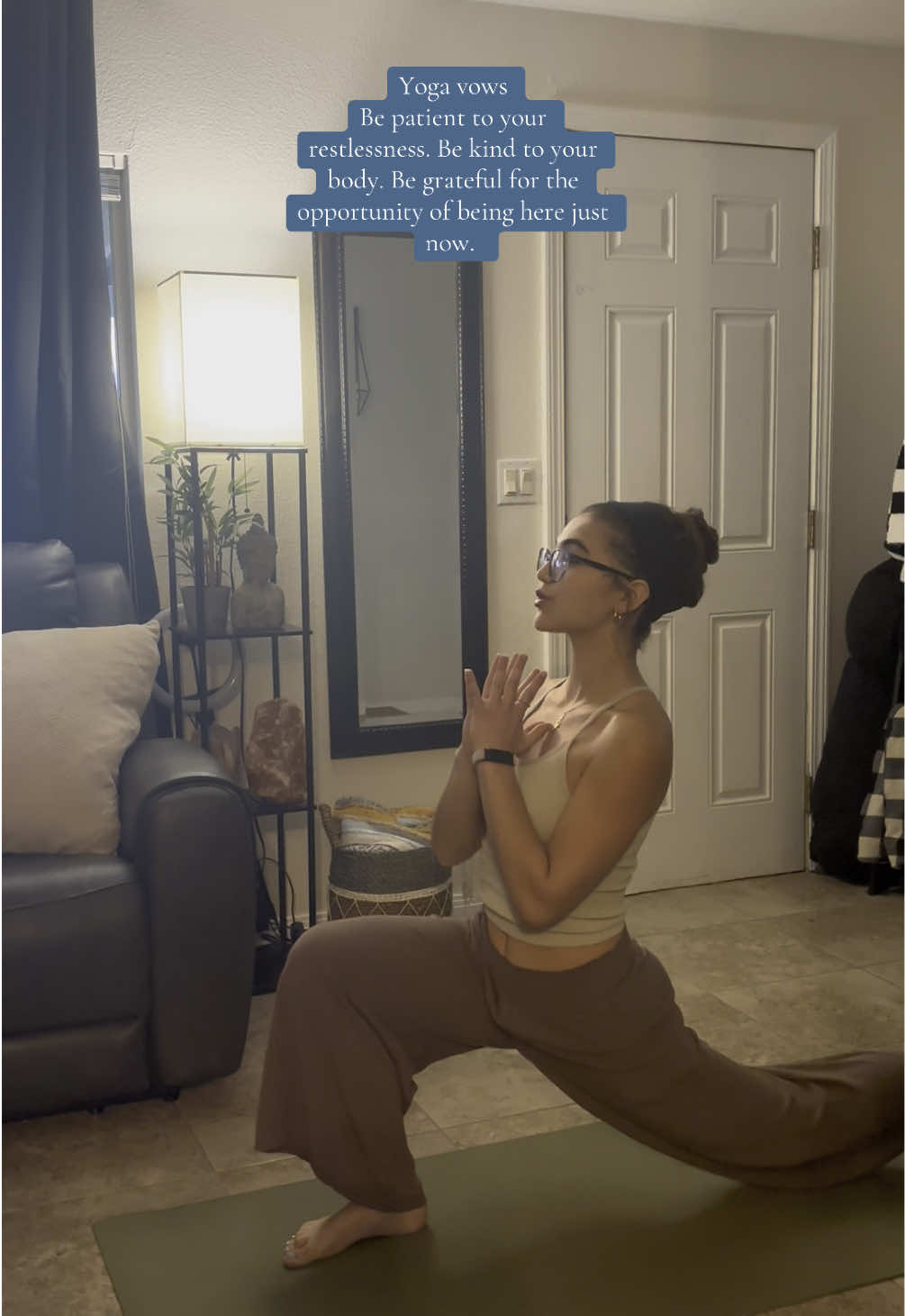 A post by @haileyy.jade on TikTok caption: Movement as medicine 🌿connecting with my breath, body, and soul 🦢  #mindfulness #yoga #yogi #selflove #mindbodyconnection 