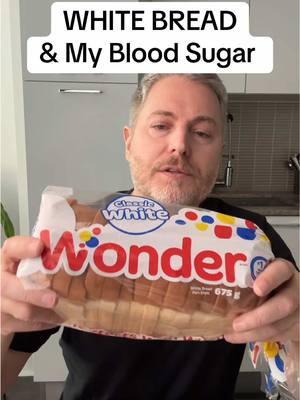 A post by @insulinresistant1 on TikTok caption: White bread and my blood sugar. How does it affect my glucose level? ##bloodsugar##glucose##insulinresistant1##whitebread