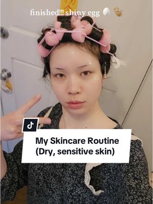 A post by @mochihanfu on TikTok caption: notes about my skin type: i have super dry and sensitive skin so for me, there's an emphasis on lightweight, layered products without scents.  I also listen to my skin, if for whatever reason it feels overloaded, i'll do a lighter routine:  1. Toner 2. Serum 3. Moisturizer  If its extra dry or cold, I'll do the full: 1. Toner 2. Essence 3. Serum 4. Moisturizer 5. Eye cream 6. Night cream  I exfoliate chemically twice a week, do a collagen mask twice a week. Guasha everyday either at night, morning or both!  #SkinCare #skincareroutine #hadolabo #japaneseskincare #koreanskincare #sana #guasha 