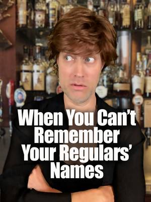 A post by @drew_talbert on TikTok caption: Sorry some of you Precious Darlins have to find out this way (co-write w/ @andrea.kelley) #bistrohuddy #restaurantcomedy #memory #rememberingnames