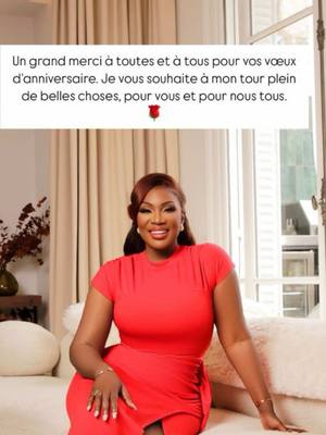 A post by @ladysoniam on TikTok caption: MERCI 🙏 du fond du cœur ♥️! Je tiens à remercier chacune et chacun d’entre vous pour vos messages, appels, pensées et vœux d’anniversaire. Vous avez illuminé ma journée et rempli mon cœur de joie. Chaque mot, chaque attention m’a touchée profondément. Vous avez mis des étoiles dans ma journée (et quelques larmes 🥲 dans mes yeux.  Entre les vidéos , les dons  🎁… j’ai tout pris, et j’ai tout aimé ! Votre amour, votre bienveillance et votre présence, même virtuelle, ont fait de cette journée un moment inoubliable. Je me sens bénie et reconnaissante de vous avoir dans ma vie. Merci pour tant d’amour. Que tout ce que vous m’avez souhaité vous soit également rendu au centuple. Avec toute ma gratitude, #LadySonia #thankyou #gratitude #birthday #anniversaire #CapCut #pourtoi😊 