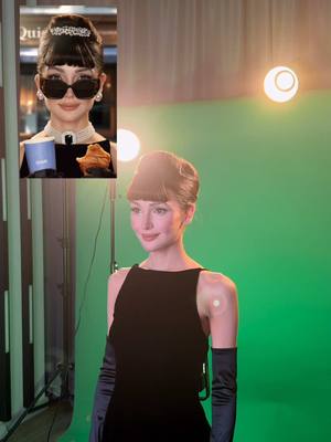 A post by @dina on TikTok caption: backstage of the Odri transformation 