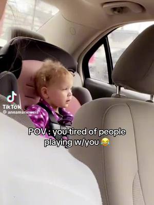 A post by @mia.ariannaa on TikTok caption: She’s tooo cute 🥹 @anna🦋marie  #fyp #MaestriDelPov #viral #funnybaby 