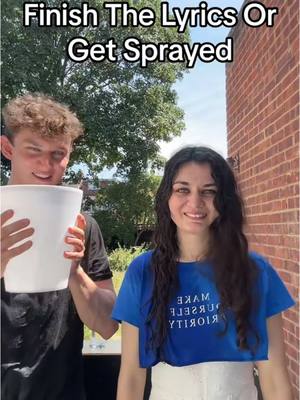 A post by @gina_meredith_ on TikTok caption: New Challenge! Finish the lyrics of get sprayed! #funny #challenge #finishthelyrics 