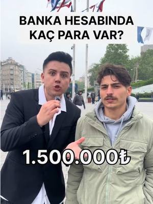 A post by @semihvarol on TikTok caption: Banka hesabında kaç para var?💰 #svfc #sokakröportajları   