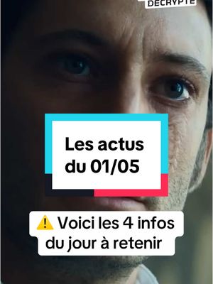 A post by @hugodecrypte on TikTok caption: 🔴 Les actus du 01/05