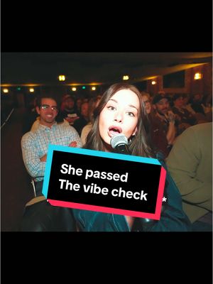 A post by @morganjay on TikTok caption: Filmed 3/22/25 in Denver. Posted 5/1/25 I don’t know who she is - I don’t know her @ but what I do know is that she passed the vibe check. Shout out to all my audience members who participate and for this audience members who I know it’s tough to go out of their show but do it anyway. Tour dates below If you like the hoodie go to goofygang dot com If you wanna be the first to know about tour dates going the vip list at morganjay dot com / contact. See you at the show! * 2/5-3/5 - Madrid  * 5/5 - Milan  * 8/5 - Vienna * 10/5 - Geneva * 13/5-5/15 Prague * 17/5 - Copenhagen * 19/5-20/5 Berlin * 23/5 - Oslo * 25/5 - Amsterdam * 28/5-29/5 - Edinburgh * 31/5 - London * 4/6 - Dublin  * 6/6 - Manchester  * 8/6 - Amsterdam * 13/6 - London * 14/6 - Bristol  * 15/6 - Lisbon  * 17/6 - Lisbon * 20/6-23/6 Barcelona * 25/6-26/6 Warsaw  * 28/6-29/6 Athens  * 7/8 - São Paulo  * 8/8 - São Paulo  * 15/8 - Rio de Janeiro * 21/8 - Porto Alegre 