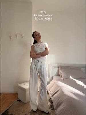 A post by @giorgiaradaellii on TikTok caption: total white >>>