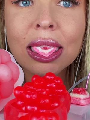 A post by @realhunnibee on TikTok caption: This pink theme was ELITE 🙌🏼😍 . . . . . . . #asmr #asmrsounds #hunnibeeasmr #satisfying #satisfyingvideo #eating #eatingasmr #trending #foryou #foryoupage #shorts #reels #viral #explorepage #hunnibee