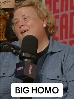 A post by @calebsaysthings on TikTok caption: it’s @Fortune Feimster week on the pod and we want you all in on Big Homo. click the link in my bio for the full episode #fyp #fypage #foryou #podcast #sotrue #unapologetic 