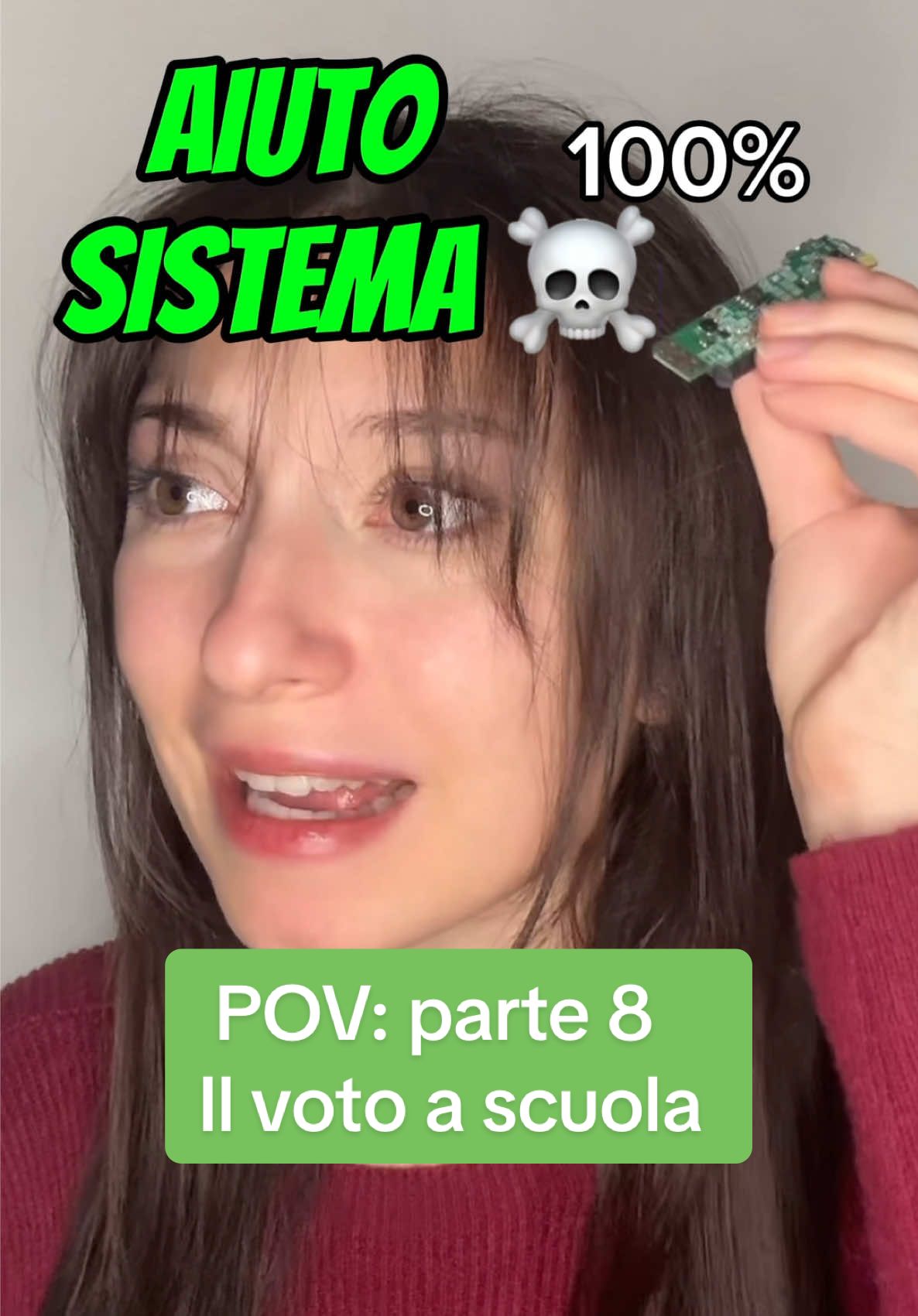 A post by @ludovica_frati on TikTok caption: #pov PARTE 8 vivi in una società dove vige la perfezione,un voto sotto al 7 porta a delle conseguenze