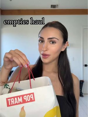 A post by @dariakateb on TikTok caption: April empties!!🧖🏼‍♀️🧴🤍 @Alo Yoga @byoma @Jarrow Formulas @Sports Research @Paula’s Choice @Kristin Ess Hair @Westman-Atelier @LUSH @LaRochePosayUS @TheraBreath US @LOCCITANE @Horbaach UK #empties #emptiesreview 